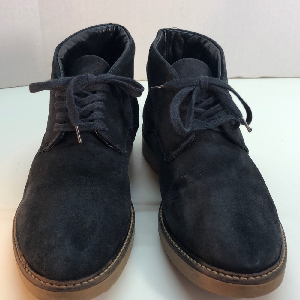 Zara Man Black Suede Boots Size 44 (US 11) - Picture 1 of 8
